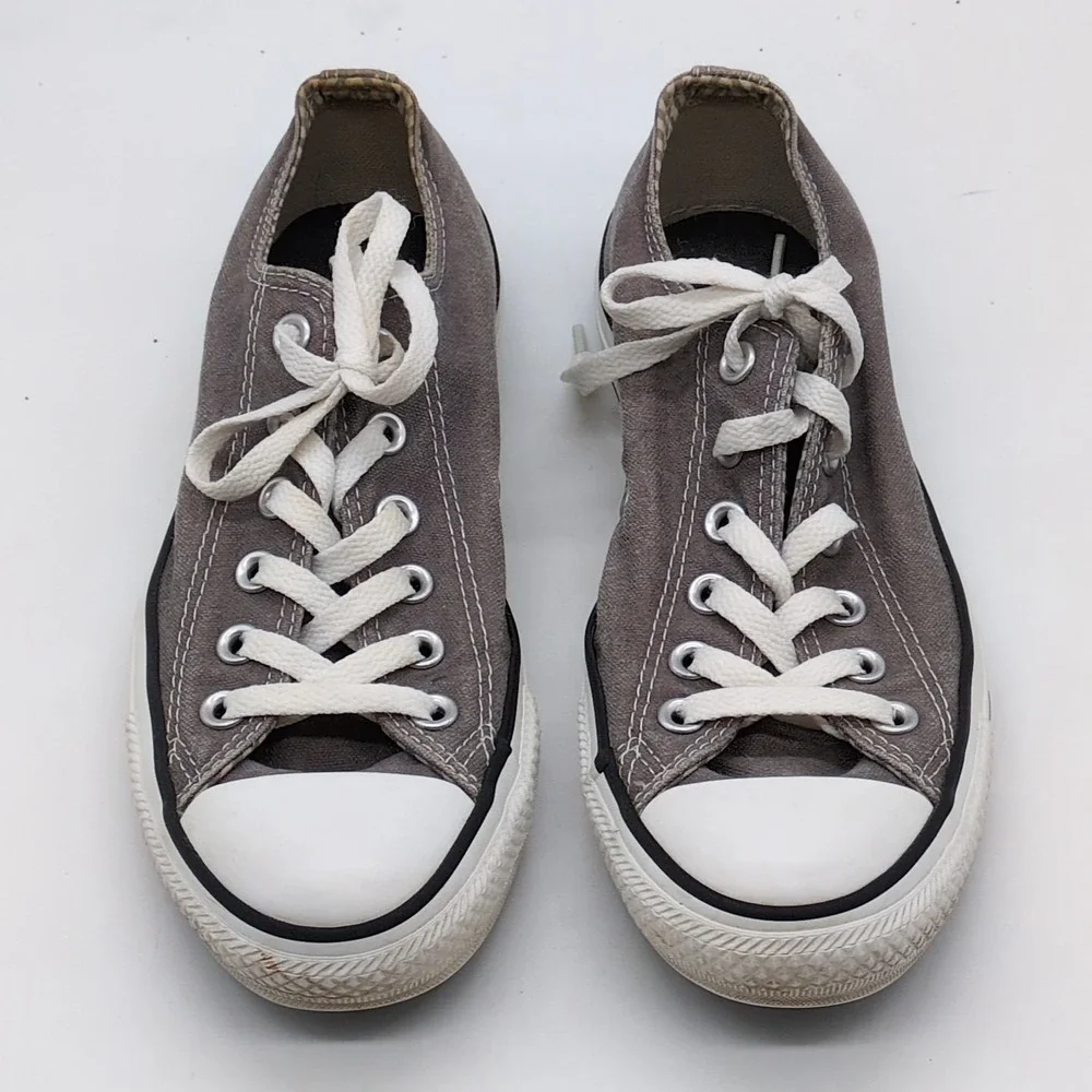 Converse Shoes Womens All Star Brown 8 Canvas Sneakers Cap Toe Walking Comfort